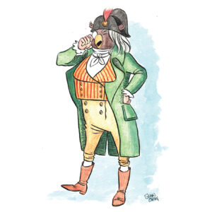 Owl With Quizzing Glass